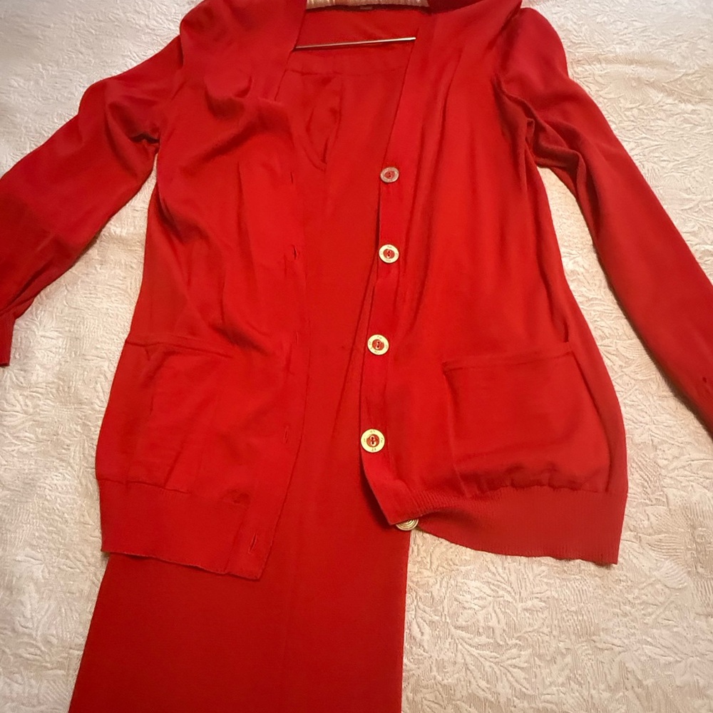 St. John Collection Vibrant Red Ensemble